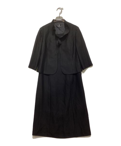 LANVIN NOIR（ランバン ノワール）LANVIN noir (ランバン ノワール) ジャケットセットワンピース ブラック サイズ:不明の古着・服飾アイテム