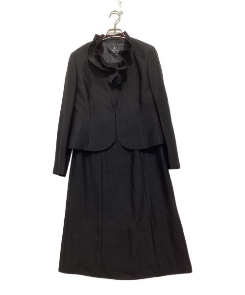 LANVIN NOIR（ランバン ノワール）LANVIN noir (ランバン ノワール) ジャケットセットワンピース ブラック サイズ:不明の古着・服飾アイテム