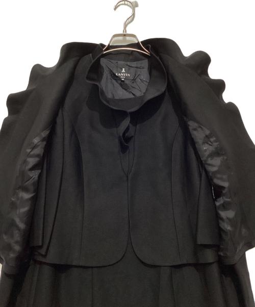 LANVIN NOIR（ランバン ノワール）LANVIN noir (ランバン ノワール) ジャケットセットワンピース ブラック サイズ:不明の古着・服飾アイテム