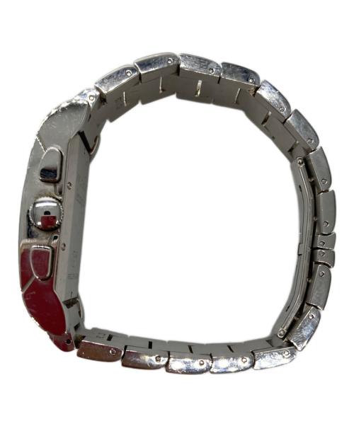 BVLGARI（ブルガリ）BVLGARI (ブルガリ) レッタンゴロ クロノグラフ クォーツ リストウォッチ ホワイトの古着・服飾アイテム