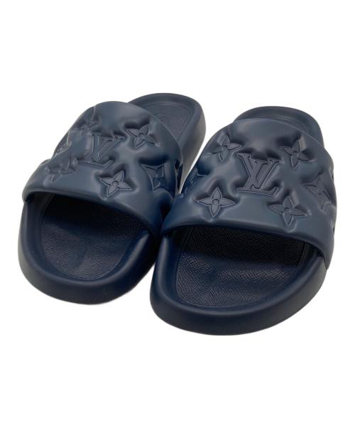 LOUIS VUITTON（ルイ ヴィトン）LOUIS VUITTON (ルイ ヴィトン) ウォーターフロントミュール ネイビー サイズ:11の古着・服飾アイテム