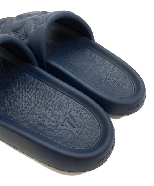 LOUIS VUITTON（ルイ ヴィトン）LOUIS VUITTON (ルイ ヴィトン) ウォーターフロントミュール ネイビー サイズ:11の古着・服飾アイテム