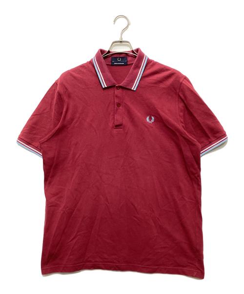 FRED PERRY（フレッドペリー）FRED PERRY (フレッドペリー) M12ポロシャツ レッド サイズ:46の古着・服飾アイテム
