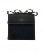 Salvatore Ferragamoサルヴァトーレ フェラガモ）の古着「ヴァラリボンハンドバッグ」｜ブラック