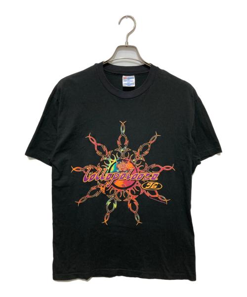 Hanes（ヘインズ）Hanes (ヘインズ) 90’sプリントTシャツ ブラック サイズ:Lの古着・服飾アイテム