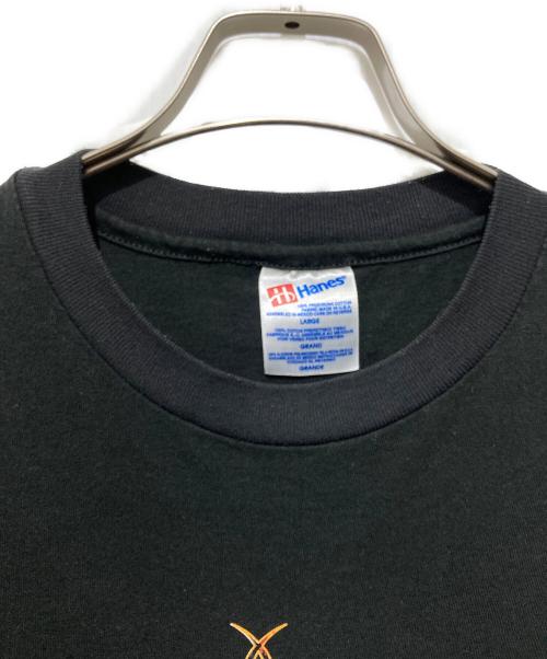 Hanes（ヘインズ）Hanes (ヘインズ) 90’sプリントTシャツ ブラック サイズ:Lの古着・服飾アイテム
