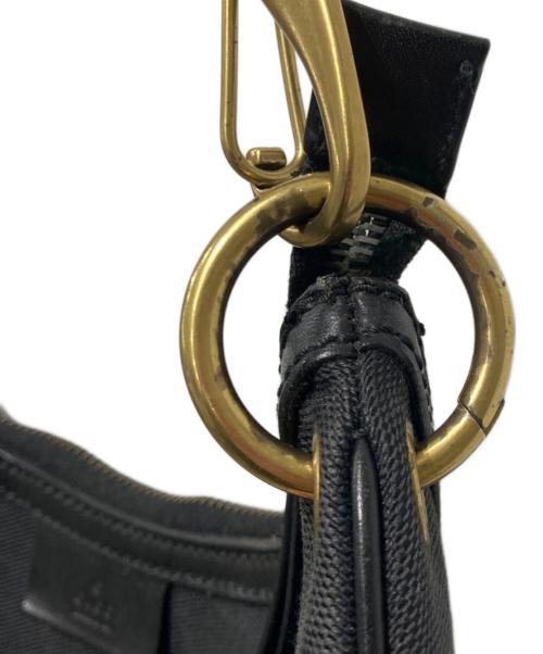 GUCCI（グッチ）GUCCI (グッチ) ハーフムーンショルダーバッグ ブラックの古着・服飾アイテム