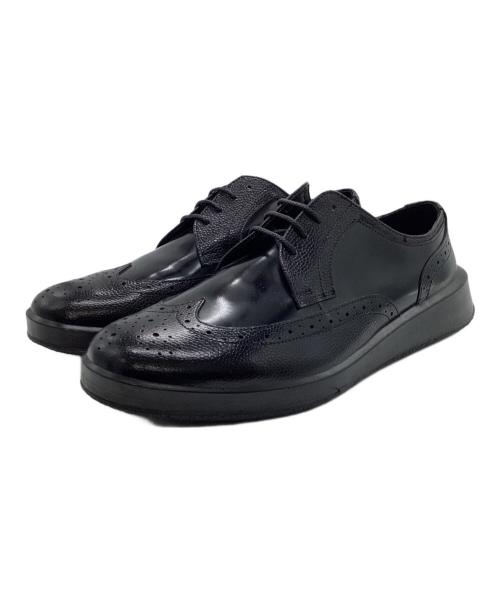 moon star（ムーンスター）moon star (ムーンスター) Shinariウィングチップシューズ ブラック サイズ:26.5cmの古着・服飾アイテム