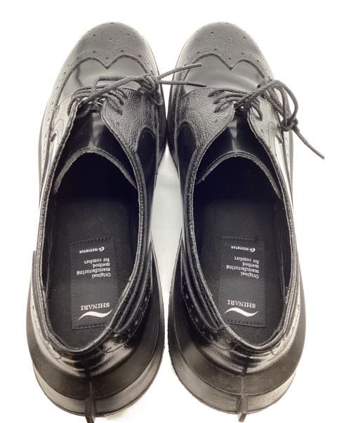 moon star（ムーンスター）moon star (ムーンスター) Shinariウィングチップシューズ ブラック サイズ:26.5cmの古着・服飾アイテム