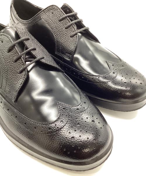 moon star（ムーンスター）moon star (ムーンスター) Shinariウィングチップシューズ ブラック サイズ:26.5cmの古着・服飾アイテム