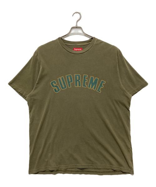 SUPREME（シュプリーム）SUPREME (シュプリーム) 24SS Cracked Arc S/S Top Tee / クラックプリント アーチロゴ Tシャツ カーキ サイズ:XXLの古着・服飾アイテム
