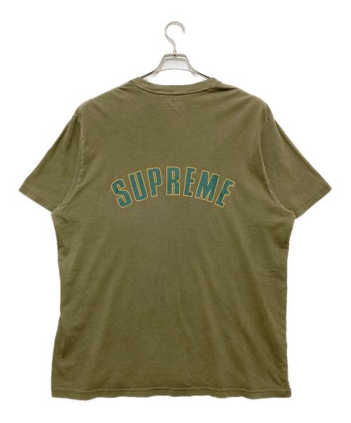 SUPREME（シュプリーム）SUPREME (シュプリーム) 24SS Cracked Arc S/S Top Tee / クラックプリント アーチロゴ Tシャツ カーキ サイズ:XXLの古着・服飾アイテム