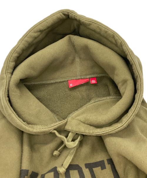 SUPREME（シュプリーム）SUPREME (シュプリーム) 23AW Varsity Hooded Sweatshirt バーシティロゴ スウェットプルオーバーパーカー カーキ サイズ:XXLの古着・服飾アイテム
