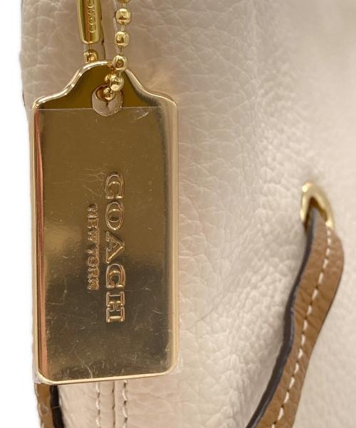 COACH（コーチ）COACH (コーチ) 2WAYハンドバッグ ベージュの古着・服飾アイテム
