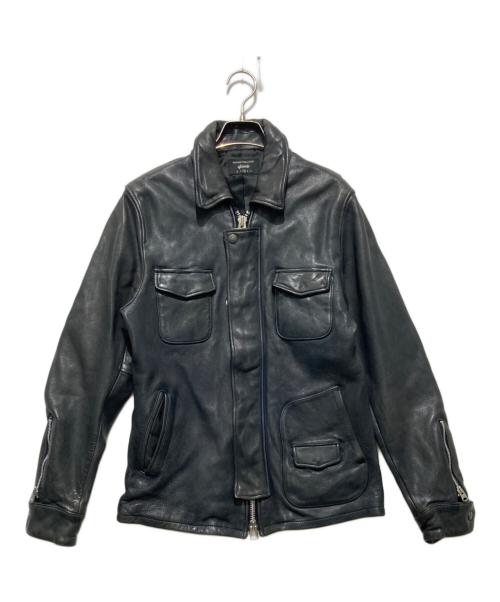 glamb（グラム）glamb (グラム) Rosso riders レザーライダースジャケット グレー サイズ:2の古着・服飾アイテム