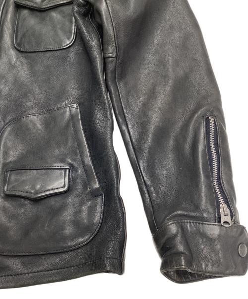 glamb（グラム）glamb (グラム) Rosso riders レザーライダースジャケット グレー サイズ:2の古着・服飾アイテム