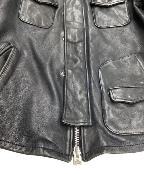 glamb（グラム）glamb (グラム) Rosso riders レザーライダースジャケット グレー サイズ:2の古着・服飾アイテム