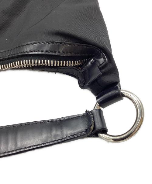 PRADA（プラダ）PRADA (プラダ) ステート ナイロンワンショルダー ホーボー バッグ ブラックの古着・服飾アイテム