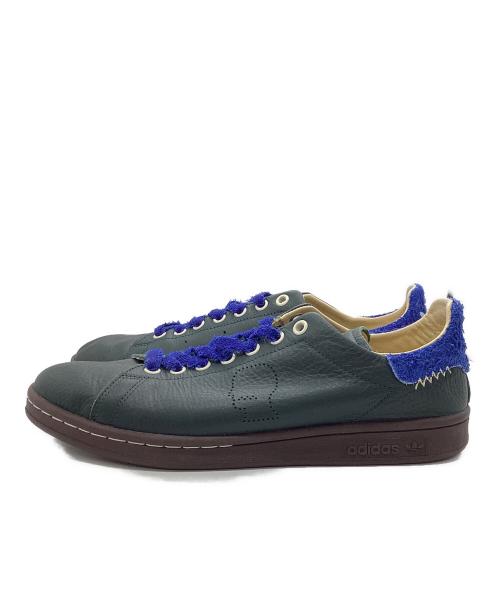adidas Originals（アディダスオリジナル）adidas Originals (アディダスオリジナル) BRAIN DEAD (ブレインデッド) Stan Smith Brain Dead スタンスミス グリーン×ブルー サイズ:28.0の古着・服飾アイテム