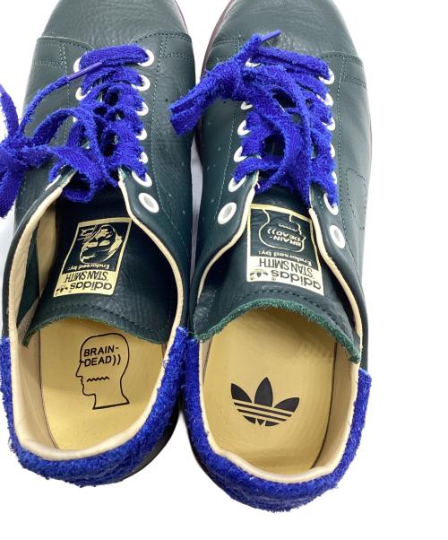 adidas Originals（アディダスオリジナル）adidas Originals (アディダスオリジナル) BRAIN DEAD (ブレインデッド) Stan Smith Brain Dead スタンスミス グリーン×ブルー サイズ:28.0の古着・服飾アイテム