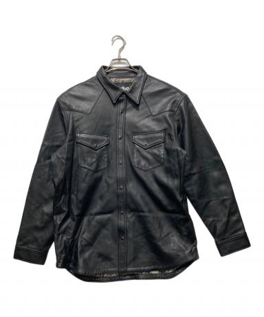 中古・古着通販】Schott (ショット) ラムレザーウエスタンシャツ