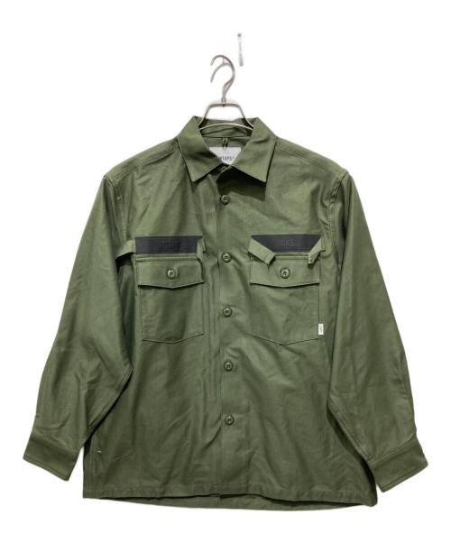 WTAPS（ダブルタップス）WTAPS (ダブルタップス) 24SSユーティリティシャツ カーキ サイズ:02の古着・服飾アイテム