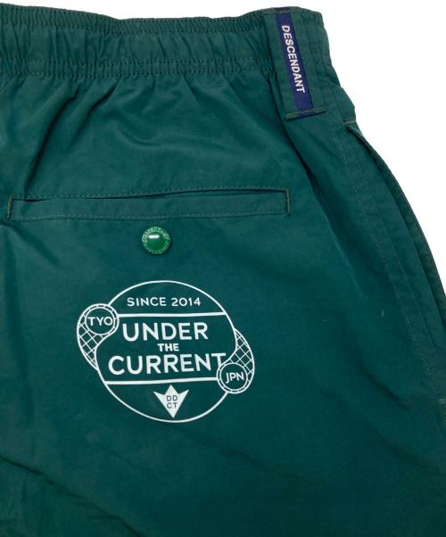 DESCENDANT（ディセンダント）DESCENDANT (ディセンダント) 21AW SHORE NYLON BEACH PANTS ナイロン混イージーパンツ グリーン サイズ:2の古着・服飾アイテム
