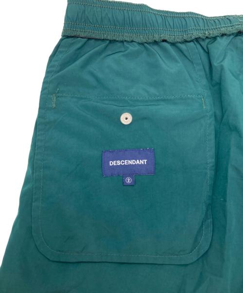 DESCENDANT（ディセンダント）DESCENDANT (ディセンダント) 21AW SHORE NYLON BEACH PANTS ナイロン混イージーパンツ グリーン サイズ:2の古着・服飾アイテム