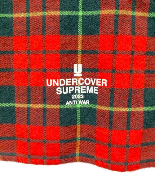 SUPREME（シュプリーム）SUPREME (シュプリーム) UNDERCOVER (アンダーカバー) 23SS Flannel Shirt / フランネルシャツ レッド サイズ:Mの古着・服飾アイテム