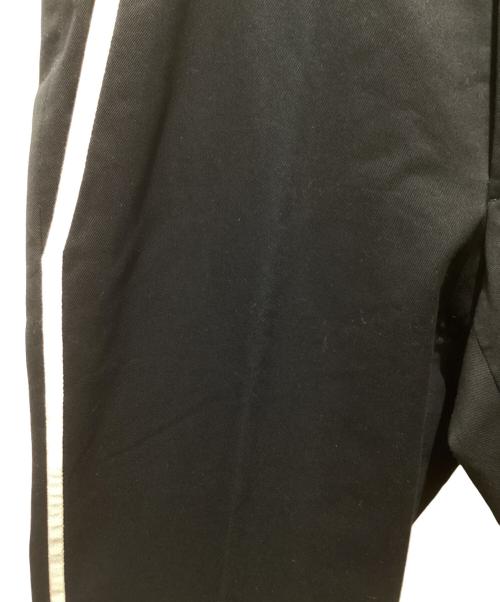 GUCCI（グッチ）GUCCI (グッチ) パイピングスラックスパンツ ブラック サイズ:46の古着・服飾アイテム