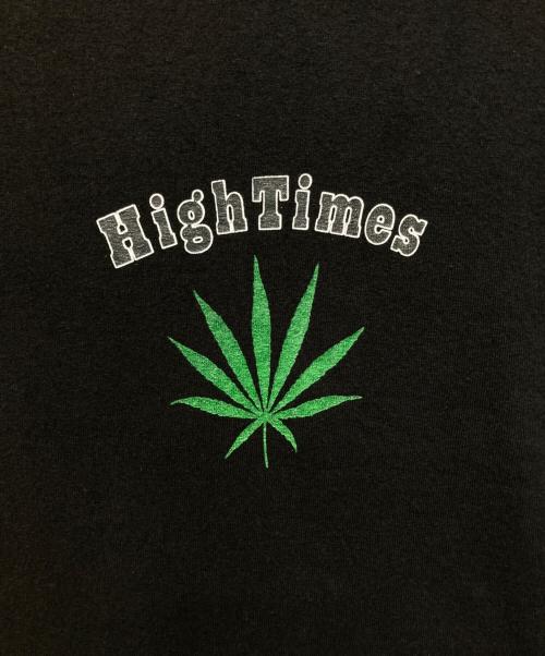 HIGH TIMES（ハイ タイムズ）HIGH TIMES (ハイ タイムズ) WACKO MARIA (ワコマリア) HIGH TIMES T-SHIRT プリントTシャツ ブラック サイズ:XLの古着・服飾アイテム