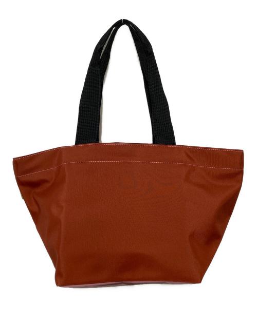 Herve Chapelier（エルベシャプリエ）Herve Chapelier (エルベシャプリエ) ナイロン舟型ミディアムサイズショルダーバッグ ブラウンの古着・服飾アイテム