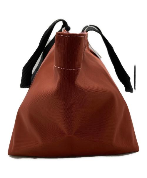 Herve Chapelier（エルベシャプリエ）Herve Chapelier (エルベシャプリエ) ナイロン舟型ミディアムサイズショルダーバッグ ブラウンの古着・服飾アイテム