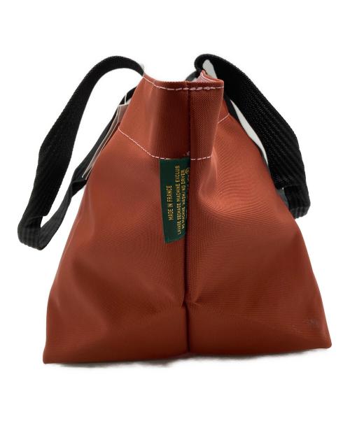 Herve Chapelier（エルベシャプリエ）Herve Chapelier (エルベシャプリエ) ナイロン舟型ミディアムサイズショルダーバッグ ブラウンの古着・服飾アイテム