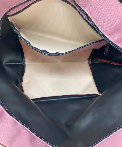 Herve Chapelier（エルベシャプリエ）Herve Chapelier (エルベシャプリエ) ナイロン舟型ミディアムサイズショルダーバッグ ブラウンの古着・服飾アイテム