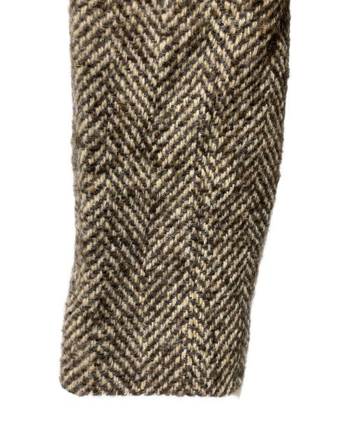 'S Max Mara（エスマックスマーラ）'S Max Mara (エスマックスマーラ) クチートアマーノツイードコート / ガウンコート / ウール混コート ブラウン サイズ:38の古着・服飾アイテム