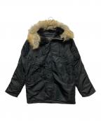 ALPHAアルファ）の古着「N-3B フライトジャケット」｜ブラック