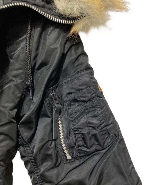 ALPHA（アルファ）ALPHA (アルファ) N-3B フライトジャケット ブラック サイズ:Sの古着・服飾アイテム