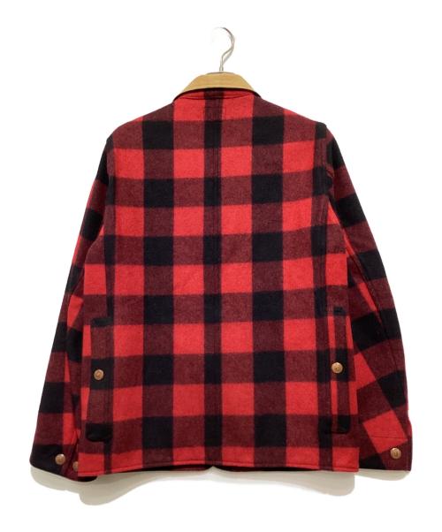FUCT SSDD（ファクト）FUCT SSDD (ファクト) RED LOGER JACKET ブラック×レッド サイズ:Lの古着・服飾アイテム