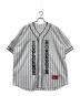 SUPREME（シュプリーム）の古着「25SS Baseball Jersey ベースボールジャージ SUPREME HOMERUN」｜ホワイト×ブラック