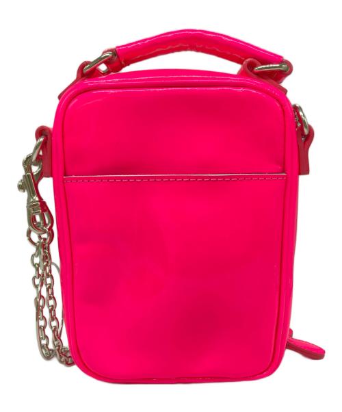 JUNYA WATANABE COMME des GARCONS（ジュンヤワタナベ コムデギャルソン）JUNYA WATANABE COMME des GARCONS (ジュンヤワタナベ コムデギャルソン) チェーンショルダーバッグ ピンクの古着・服飾アイテム