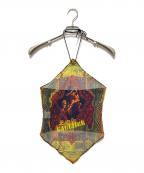 Jean Paul Gaultier FEMMEジャンポールゴルチエ フェム）の古着「彫り師柄 パワーネットホルターネックキャミカットソー」｜イエロー