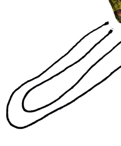 Jean Paul Gaultier FEMME（ジャンポールゴルチエ フェム）Jean Paul GAULTIER FEMME (ジャンポールゴルチェフェム) 彫り師柄 パワーネットホルターネックキャミカットソー イエロー サイズ:40の古着・服飾アイテム