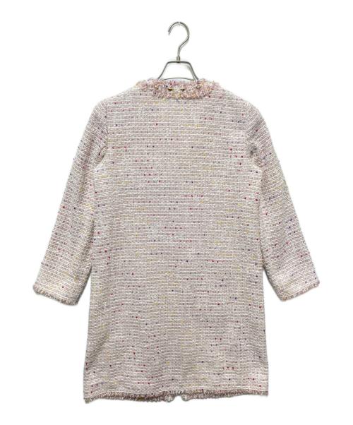 Kate Spade（ケイトスペード）Kate Spade (ケイトスペード) ツイードコート ピンクの古着・服飾アイテム