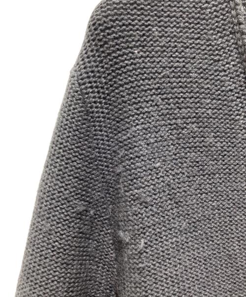 Maison Margiela（メゾンマルジェラ）Maison Margiela (メゾンマルジェラ) 比翼ニットラインカーディガン グレー サイズ:Mの古着・服飾アイテム