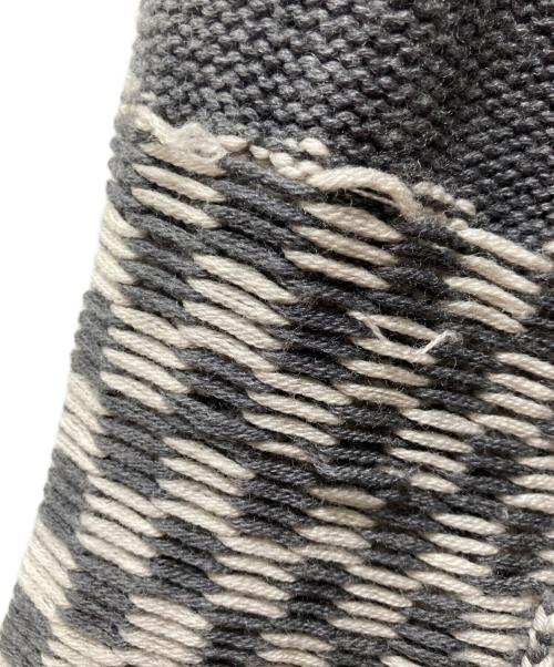 Maison Margiela（メゾンマルジェラ）Maison Margiela (メゾンマルジェラ) 比翼ニットラインカーディガン グレー サイズ:Mの古着・服飾アイテム