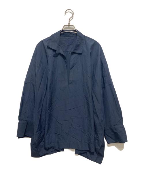 BOURRIENNE（ブリエンヌ）BOURRIENNE (ブリエンヌ) YLEVE (イレーヴ) 長袖ブラウス ネイビー サイズ:Ｓの古着・服飾アイテム