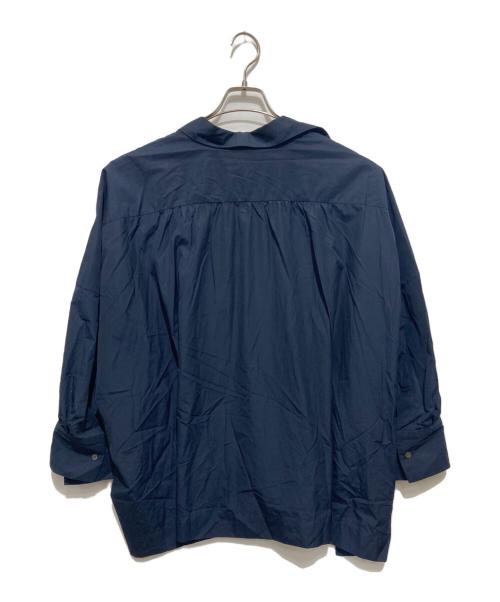 BOURRIENNE（ブリエンヌ）BOURRIENNE (ブリエンヌ) YLEVE (イレーヴ) 長袖ブラウス ネイビー サイズ:Ｓの古着・服飾アイテム