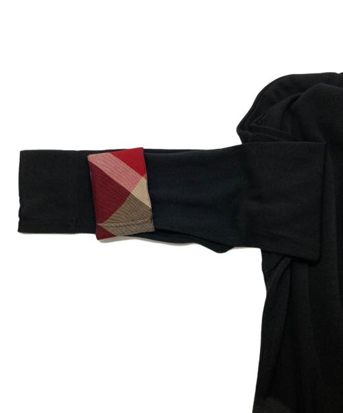 BLUE LABEL CRESTBRIDGE（ブルーレーベルクレストブリッジ）BLUE LABEL CRESTBRIDGE (ブルーレーベルクレストブリッジ) チェックスカート セットアップ ワンピース ブラック×レッド サイズ:36の古着・服飾アイテム