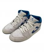 NIKEナイキ）の古着「Air Jordan 1 Mid SE / エア ジョーダン 1 MID SE」｜ホワイト×ブルー
